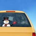 thumbnail image 4 of Sidaley Etiqueta engomada del limpiaparabrisas de la ventana trasera del coche de Papá Noel estilo de coche de Navidad divertido brazo que agita las Automoción decorativa y accesorios No.12 Sidaley VI1434-12B, 4 of 5