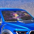 thumbnail image 2 of Yuyamidu Coconut Tree Car Windshield Sun Shade Seaside Automotive Windshield Sunshades for SUV Van Auto Interior Accessories UV Sun and Heat Reflector, 2 of 7
