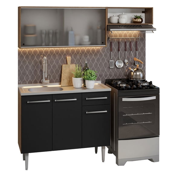 Cocina Integral Completa Modular Madesa Emilly Con Tarja M 5