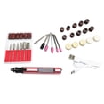 thumbnail image 2 of Taladro de Uñas Eléctrico Portátil, de Taladro de Uñas de Pedicura de Manicura profesion para Acrílico, Uñas , Herramientas , 35 piezas de oro and rosa 35 piezas de shamjiam taladro de uñas, 2 of 8