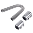 thumbnail image 1 of Radiador de acero inoxidable Cola 24 pulgadas de agua refrigerante flexible con tapas, 1 of 8