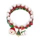 thumbnail image 2 of Set de pulseras de Papá Noel con muñeco de nieve con árbol de Navidad - Pulseras festivas de aleación de 3 piezas para mujer, joyería navideña multicolor con cuentas, ajustable de 7 pulgadas, 2 of 6