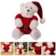 thumbnail image 2 of Pequeña figura de oso de Navidad, oso de peluche para niños, oso de peluche, recuerdo de fiesta de Navidad para niños, 2 of 7