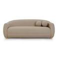 thumbnail image 3 of Judy Light Brown Boucle Sofa, 3 of 4