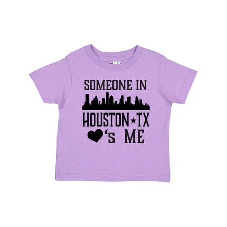 

Inktastic Houston Texas Someone Loves Me Skyline Gift Toddler Boy or Toddler Girl T-Shirt