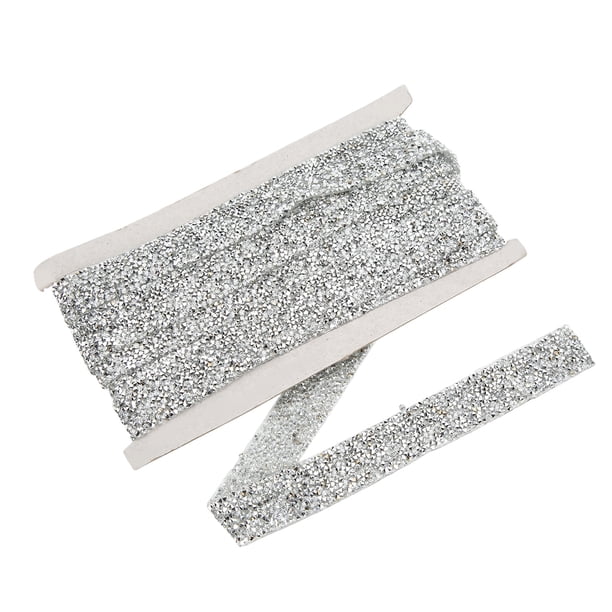Estrás Bling Boda Malla Diamante Envolvente Cinta Pastel