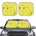 thumbnail image 2 of Haiem Bright Lemons Car Windshield Sun Shade (2 Pieces) Foldable Windshield Sun Shade Car Accessories for Truck SUV Pickup-Large, 2 of 7