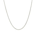 thumbnail image 2 of ARAIYA FINE JEWELRY 14K White Gold 1.02 mm Diamond Cut Round Wheat Chain 18'' for Women, 2 of 6