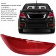 thumbnail image 4 of ZOUSSIQI Rear Bumper Night Reflector Rear Bumper Reflector Red Warning Waterproof Shock Resistant Replacement for Hyundai Accent LE SE (Left: 924051R000) CA919-64798, 4 of 9