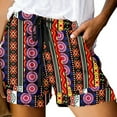 thumbnail image 2 of Birdeem Womens Fashion Printing Plus Size Rope Tie Shorts Yoga Sport Shorts, 2 of 6