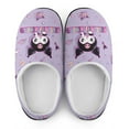 thumbnail image 7 of Womens Cozy Slippers Kuromi And My Melody Warm Soft Plush Slipper Slip-on House Shoes for Home Indoor Outdoor, 7 of 7