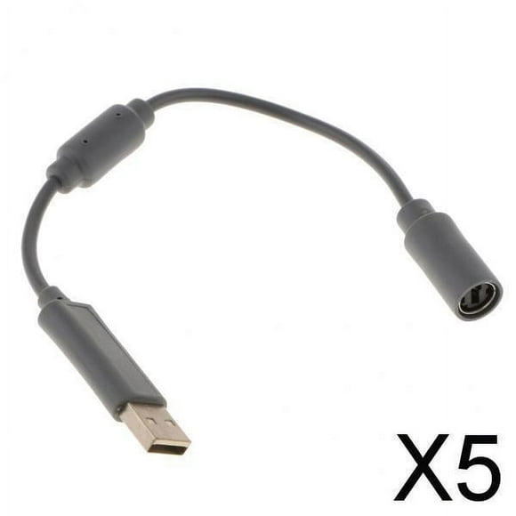 BELOVING 5X Replacement Dongle USB Breakaway Cable Cord for 360 Wired Controllers