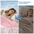 thumbnail image 2 of Coastal Pink Cooling Blanket, Lightweight Breathable Summer Throw Blanket with Double Sided Cold Effect,Ocean Coral Starfish Shell Modern Sea Picnic Beach Blankets Bed Sheet for Hot Sleepers 30"x40", 2 of 8