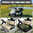 thumbnail image 3 of Binienty Love To Golf Cart Seat Towel Anti-Slip Soft Breathable Car Seat Cover Towel For EZGO TXT RXV Club Car Golfcart Bench Protective Cover with Pockets, 3 of 7