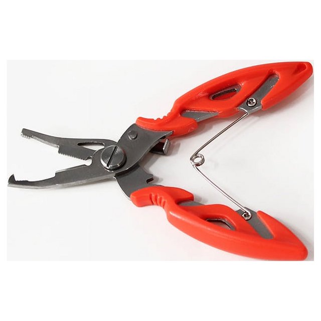 Alicates de pesca ZHAOCHENG multititanio de acero inoxidable rojos con tijeras multifuncionales