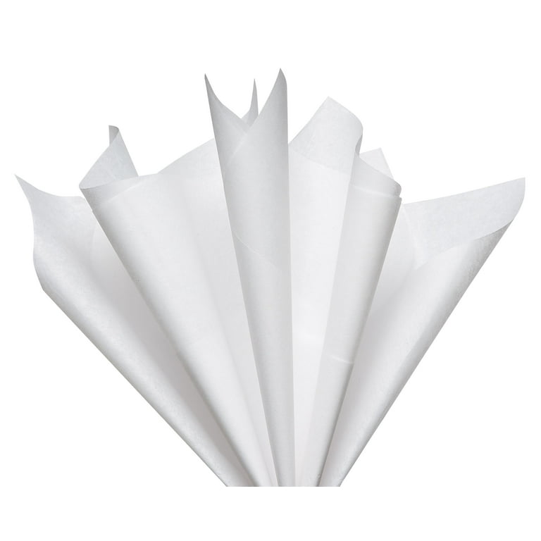 American Greetings White Tissue Paper, 100 Sheets