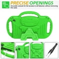 thumbnail image 7 of BMOUO Kids Case for Fire HD 10 & Fire HD 10 Plus Latest Model Tablet (13th/11th Generation 2023/2021 Release), with Shoulder Strap, Lightweight Shockproof Handle, Blue, Green, 7 of 7