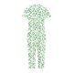 thumbnail image 5 of Puntoco Conjunto de pijama cómodo para mujer Conjunto de pijama y pantalón de manga corta con cuello en V para mujer Conjunto de pijama informal con bolsillos, 5 of 5