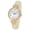 Gold-Ivory/Round, variant on Blekon Collections Women's Round, Oval, Rectangle Case Shapes Acrylic Tortoise Shell Color Design Cuff Bangle Watch