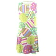 thumbnail image 5 of EGNMCR Women's Dresses Summer Dress Fashion Easter Printed Sleeveless Round Neck Cocktail Dress Prom Dress Beach Dresses Spring/Summer Sale, 5 of 5