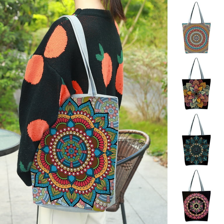 Vintage Large Women Tote Bag Multi Pockets Leather Foldable Shopping Bag  Casual Portable Business Bags