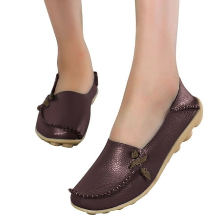 

NEGJ Fashion Womens Breathable Lace Up Shoes Flats Casual Shoes