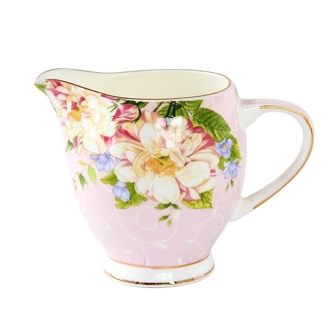 Ceramic Milk Pitcher With Handle And Drip Spout Home Coffee Utensil Multi-Use Sauce Pot Gravy Boat