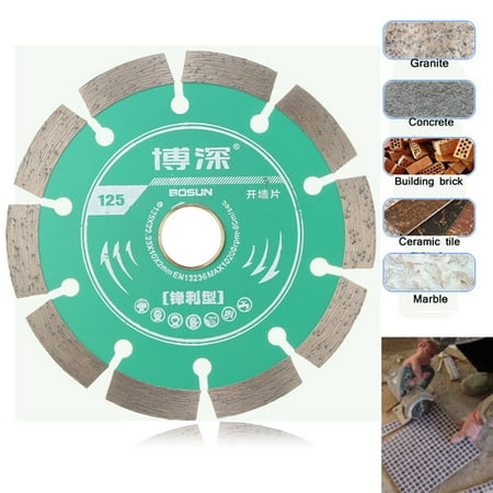 1Pcs 5'' Diamond Circular Saw Blade Cutting Disc Wheel 125mm Concrete Marble (Best Concrete Saw 2019)
