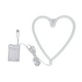 thumbnail image 2 of Colorful Neon Lights, Heart Shaped PVC USB Battery Powered Soft Light LED Neon Light  for Birthday Party Blue Light, Light,Purple Light,Red Light, 2 of 8