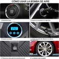 thumbnail image 5 of Compresor de Aire,Inflador de Llantas,Bomba de Aire Portátil para Neumáticos de Coche Bomba de Neumático Digital, 5 of 5