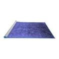 thumbnail image 2 of Ahgly Company Machine Washable Indoor Round Persian Blue Bohemian Area Rugs, 8' Round, 2 of 4