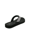 thumbnail image 3 of Time and Tru Women's Flip Flop Slip On Sandal, Black, 7, 3 of 7