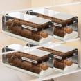 thumbnail image 4 of Binmer Drawer Type Eggs Storage Box Eggs Organizer Kitchen Thickened Large Capacity Eggs Tray, 4 of 6