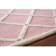 thumbnail image 3 of Nuloom MTVS173B-508 Hand Hooked Takako Rug, Pink - 5 ft. x 8 ft., 3 of 3