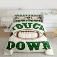 thumbnail image 3 of Manfei Touchdown Ball Gaming Bedding Comforter Set,Rugby Sport Theme Twin Comforter Sets,American Rugby Games Bedding Set For Kids,Breathable Home Decor Reversible,2pcs, 3 of 9