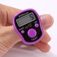 thumbnail image 4 of Tally Mini Stitch Marker Row Finger Counter LCD Digital Hand Tools Púrpura Hugtrwg Para estrenar, 4 of 6