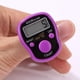 thumbnail image 1 of Mini marcador de puntada Contador de dedos de fila LCD Herramientas digitales de conteo de mano (Púrpura), 1 of 5