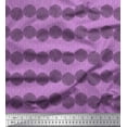 thumbnail image 1 of Soimoi Purple Cotton Cambric Fabric The Flower Of Life Geometric Printed Craft Fabric by the Yard 58 Inch Wide, 1 of 3