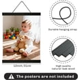 thumbnail image 2 of 3 Pack Magnetic Poster Hanger Frame 12 inch Black,12x16 12x18 12x20 12x24 Wood Magnet Frames Hangers for Photos, Pictures, Prints, Maps, Canvas Artwork,Diamond Art Painting,Canvas Hanger, 2 of 3