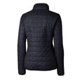 thumbnail image 3 of Women's Cutter & Buck Navy Seattle Seahawks Rainier PrimaLoft Eco Insulated Full-Zip Puffer Jacket, 3 of 3