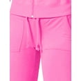 thumbnail image 5 of J. METHOD Women's 2 Piece Outfit Casual Basic French Terry Zip Up Hoodie and Sweatpants Sweatsuit Tracksuit Set NEWTS01 Neonpink XL, 5 of 6