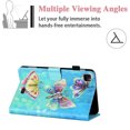 thumbnail image 4 of Allytech iPad Pro 11-inch Case 2020, iPad Pro 11 Case 2018, Slim Fit Smart Cover Auto Sleep Wake Folio Flip Kickstand Shockproof Protection Case Cover for Apple iPad Pro 11-inch, Butterfly, 4 of 6