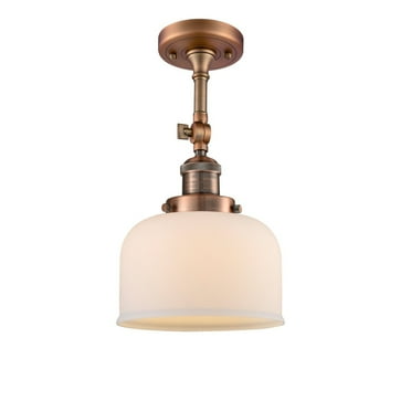 Innovations Lighting  Large Bell 1 Light Adjustable Dimmable Vintage LED Flushmount