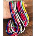 thumbnail image 4 of Confetti Rainbow Bead Choker Necklace Funfetti Short Boutique Women Jewelry Gift, 4 of 9