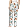 thumbnail image 3 of Goofa Various Turtle Printed Soft Pajama Pants for Women, Wide Leg Comfy Casual Lounge Yoga Pants-Small, 3 of 9