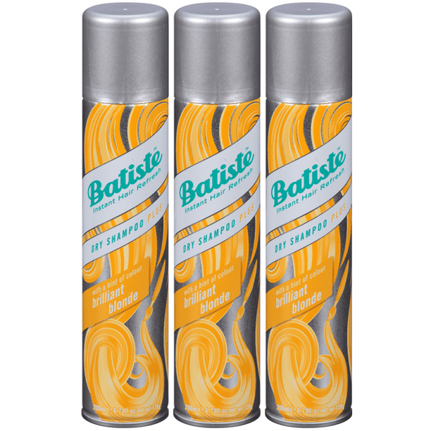 3 Pack Batiste Dry Shampoo Brilliant Blonde 6 73 Fl Oz Walmart Com Walmart Com
