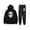 Black-HL13443, variant on H2O Delirious Hoodies Jogger Pants 2 Pieces Sets Streetwear Sweatshirt Sweatpant Suit