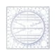thumbnail image 5 of Naiovety Regla de dibujo giratoria multifunción, plantilla de construcción, dibujo circular, medición con reglas de escala, arquitecto Negro 2Conjunto, 5 of 6