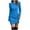 Sky Blue, variant on FcBaudy Long Sleeve Round-Neck Mid-Calf Dress,Summer Dresses for Women,Womens Dresses Women Casual Sleeve Solid Waist Round Neck Knitting Hip Wrap Dresses Women Dress