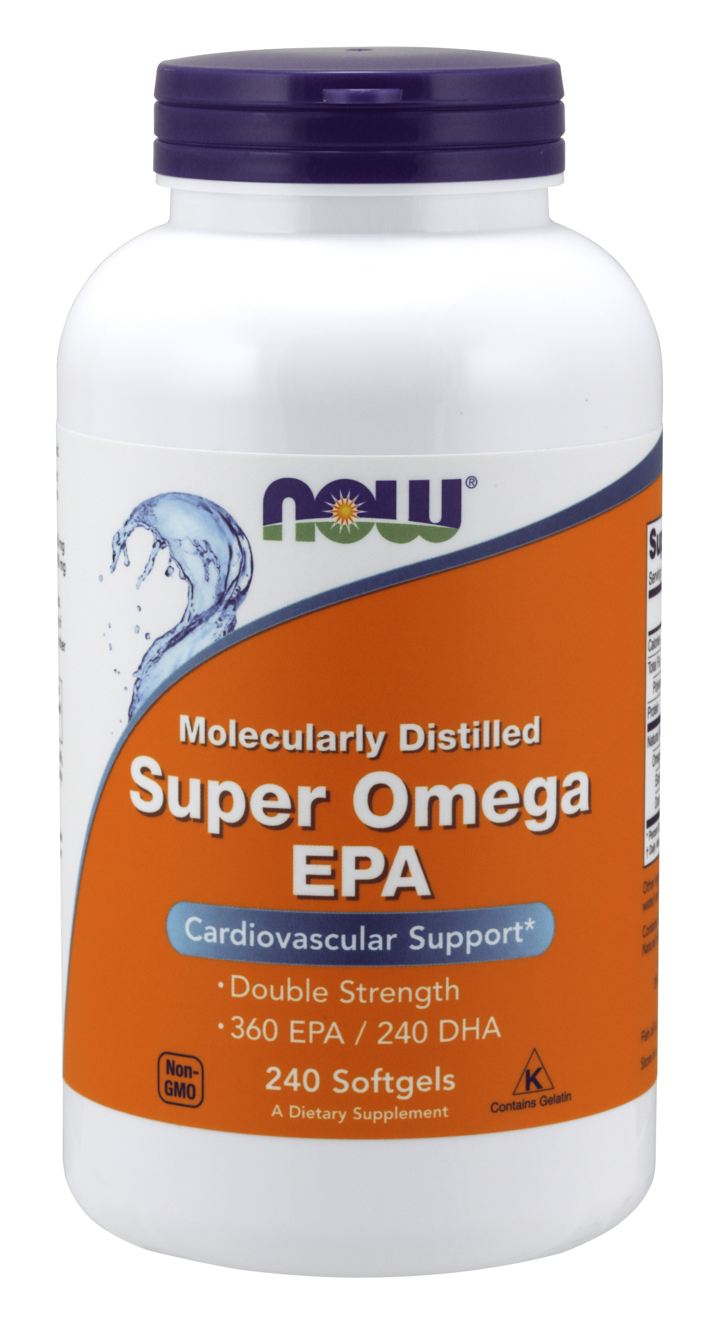 NOW Supplements, Super Omega EPA, 360 EPA / 240 DHA, Molecularly